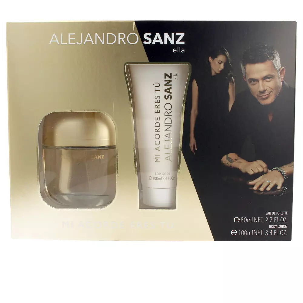 ALEJANDRO SANZ-MI ACORDE ERES TÚ WOMAN set 2 pz-DrShampoo - Perfumaria e Cosmética