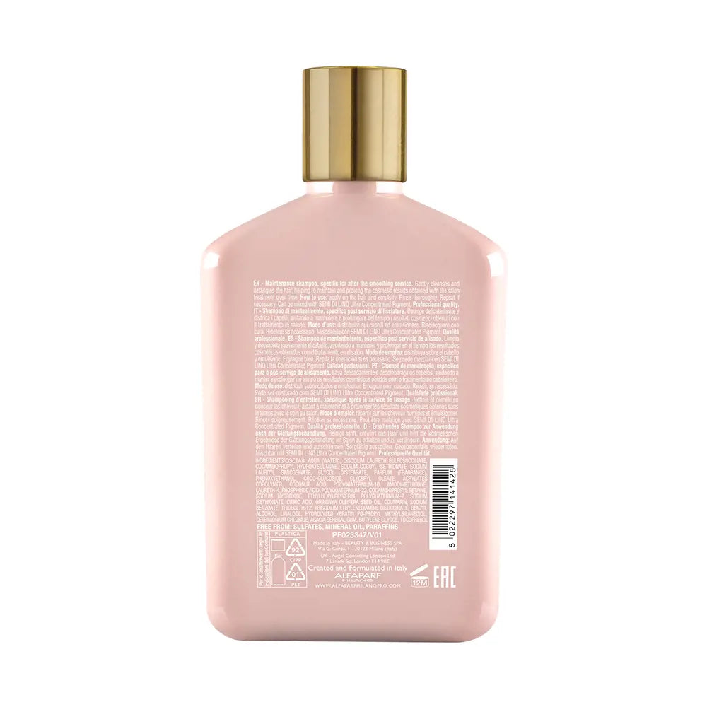 ALFAPARF-LISSE DESIGN KERATIN THERAPY shampoo de manutenção 250 ml-DrShampoo - Perfumaria e Cosmética