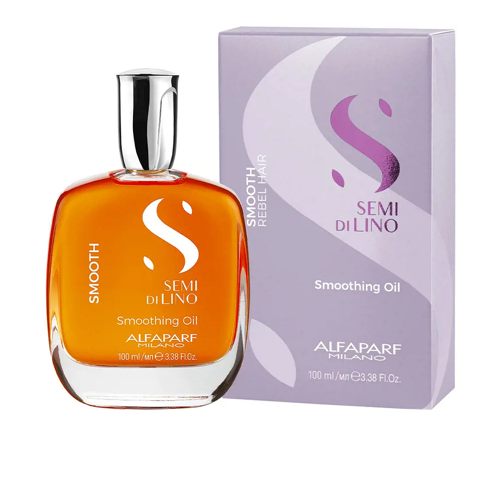 ALFAPARF-Óleo de alisamento SEMI DI LINO SMOOTH 100 ml-DrShampoo - Perfumaria e Cosmética