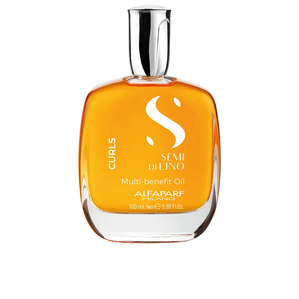 ALFAPARF-SEMI DI LINO CURLS óleo multibenefícios 100 ml-DrShampoo - Perfumaria e Cosmética