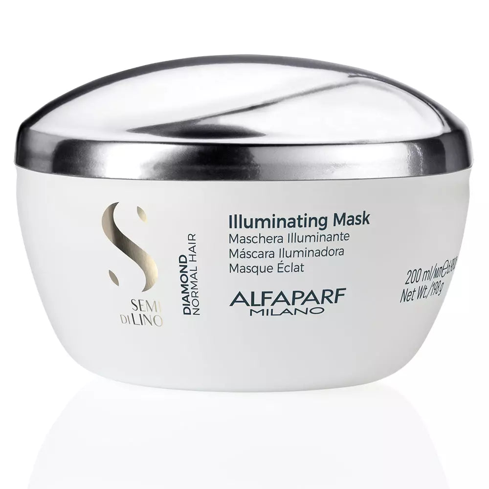 ALFAPARF-SEMI DI LINO DIAMOND máscara iluminadora 200 ml-DrShampoo - Perfumaria e Cosmética