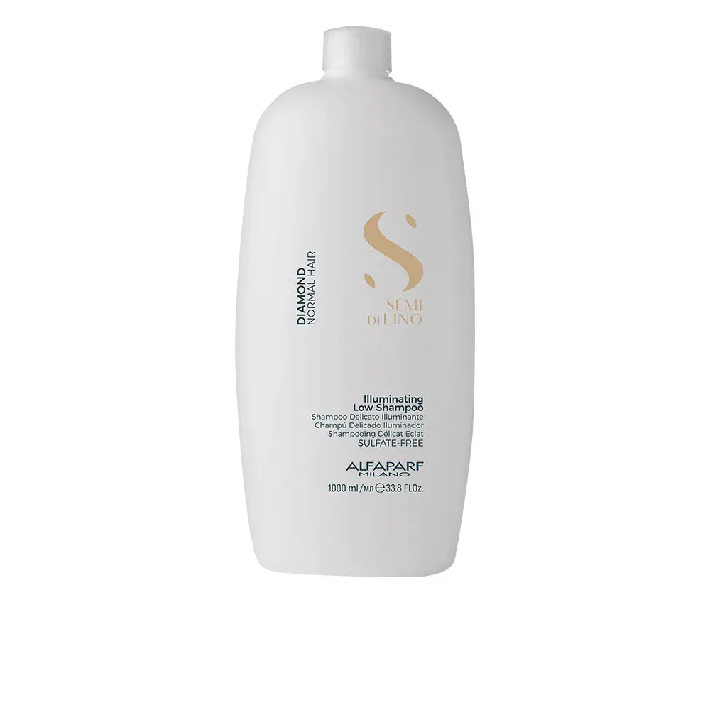 ALFAPARF-SEMI DI LINO DIAMOND shampoo iluminador 1000 ml-DrShampoo - Perfumaria e Cosmética