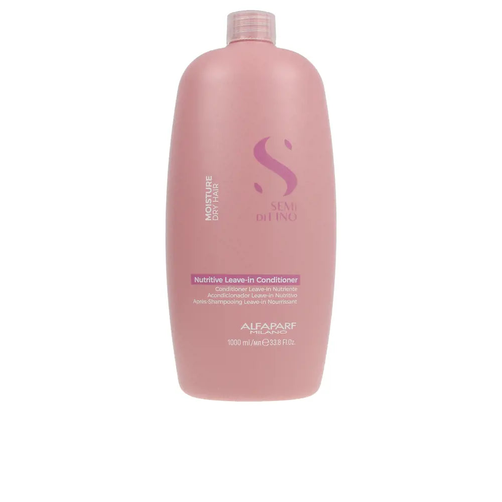 ALFAPARF-SEMI DI LINO MOISTURE condicionador leave-in nutritivo 1000 ml-DrShampoo - Perfumaria e Cosmética