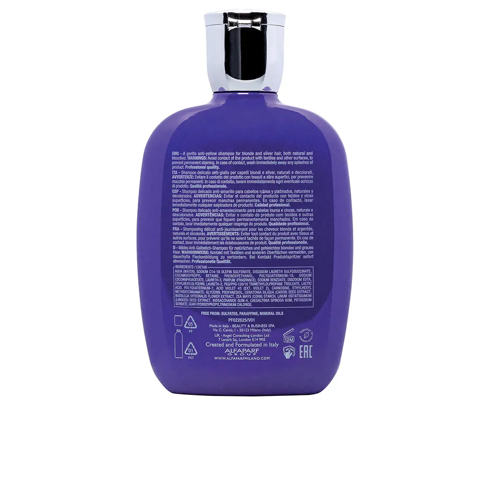 ALFAPARF-SEMI DI LINO shampoo baixo loiro e prateado 250 ml-DrShampoo - Perfumaria e Cosmética