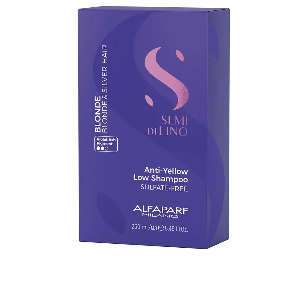 ALFAPARF-SEMI DI LINO shampoo baixo loiro e prateado 250 ml-DrShampoo - Perfumaria e Cosmética