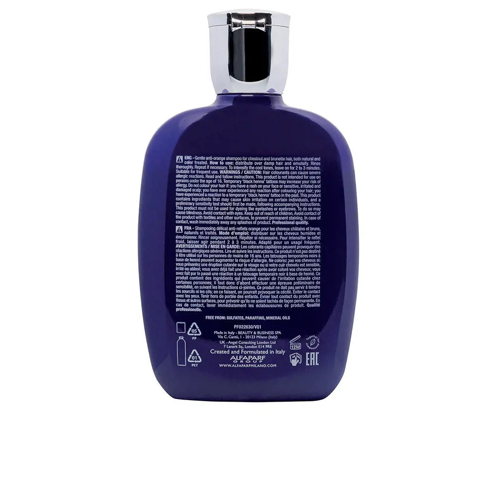 ALFAPARF-SEMI DI LINO shampoo marrom e escuro 250 ml-DrShampoo - Perfumaria e Cosmética