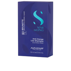 ALFAPARF-SEMI DI LINO shampoo marrom e escuro 250 ml-DrShampoo - Perfumaria e Cosmética