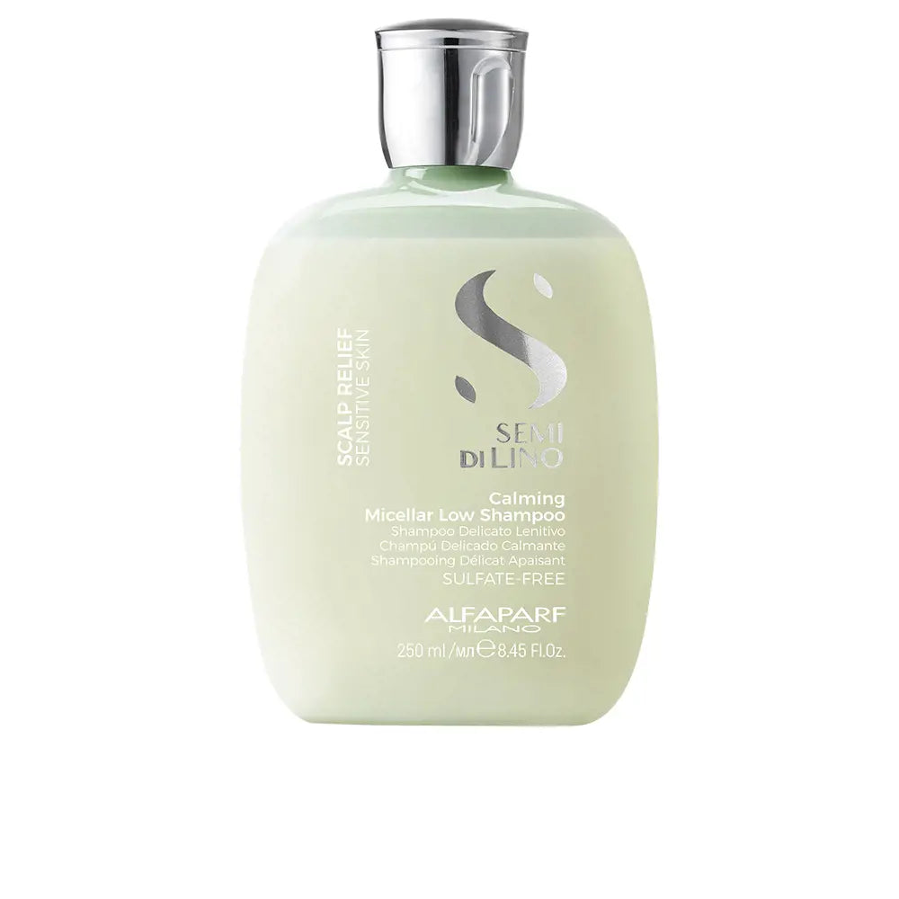 ALFAPARF-SEMI DI LINO shampoo micelar calmante baixo 250ml-DrShampoo - Perfumaria e Cosmética