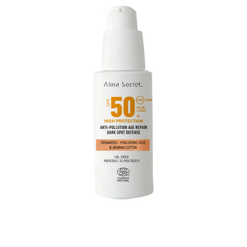 ALMA SECRET-Creme facial de ALTA PROTEÇÃO FPS50 #dourado 50 ml-DrShampoo - Perfumaria e Cosmética Imagen principal del producto