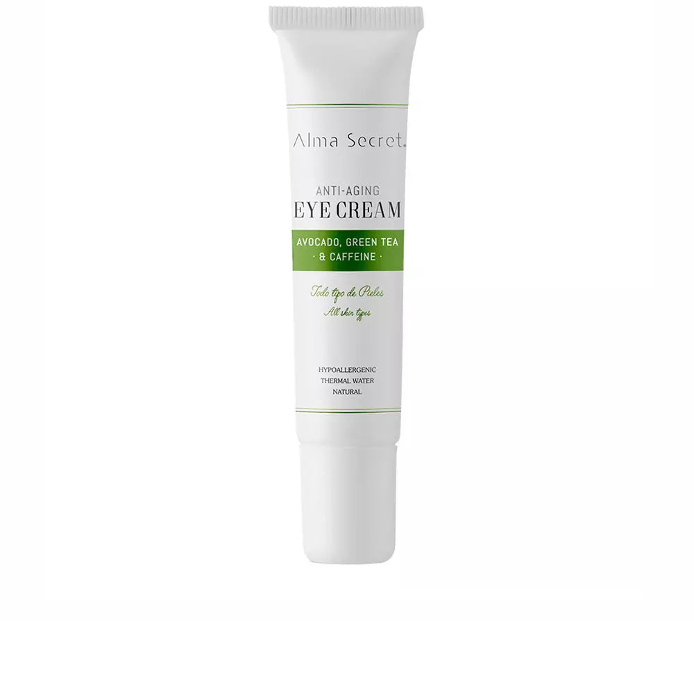 ALMA SECRET-EYE CREAM antienvelhecimento com abacate, chá verde e cafeína 10 ml-DrShampoo - Perfumaria e Cosmética