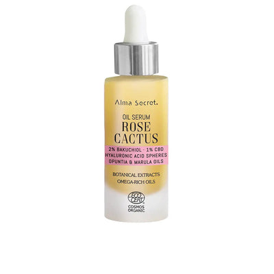 ALMA SECRET-Óleo facial de ROSA CACTO 30 ml-DrShampoo - Perfumaria e Cosmética
