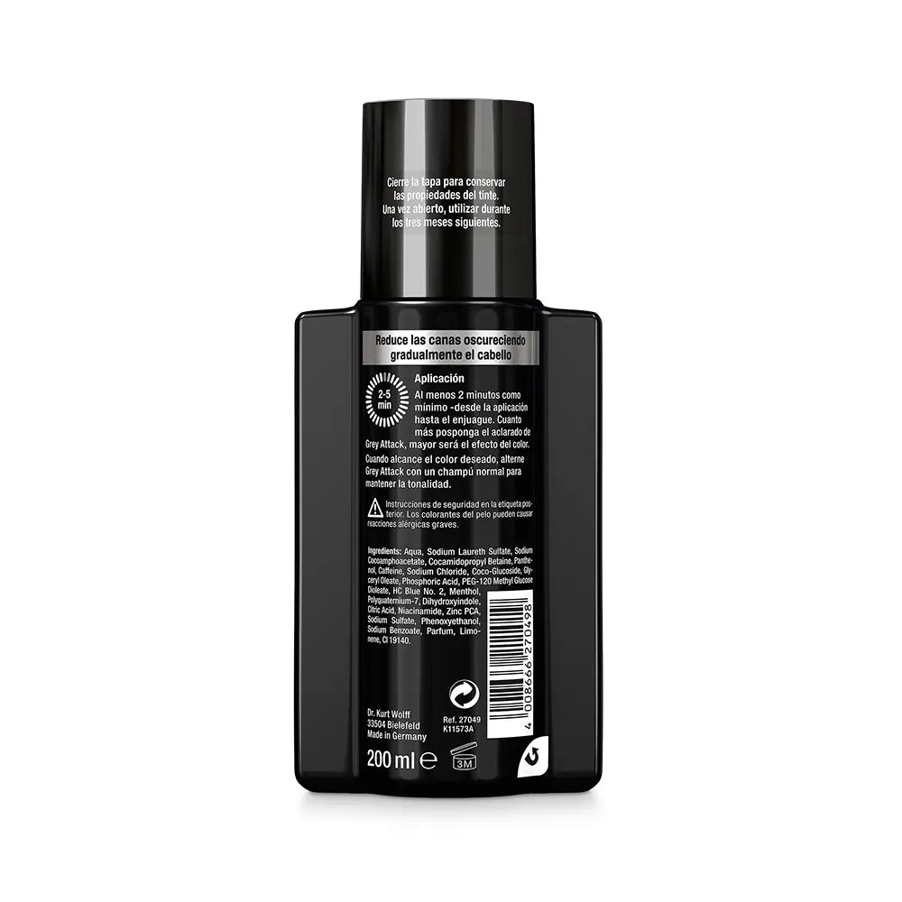 GREY ATTACK shampoo anti-queda e anti-grisalhos 200 ml Image secondaire du produit