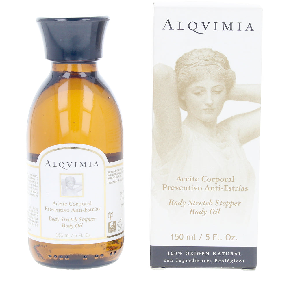 ALQVIMIA-Aceite corporal preventivo antiestrias 150 ml Alqvimia.-DrShampoo - Perfumaria e Cosmética