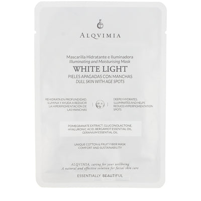 ALQVIMIA-Máscara facial ESSENTIALLY BEAUTIFUL LUZ BRANCA 1ud-DrShampoo - Perfumaria e Cosmética