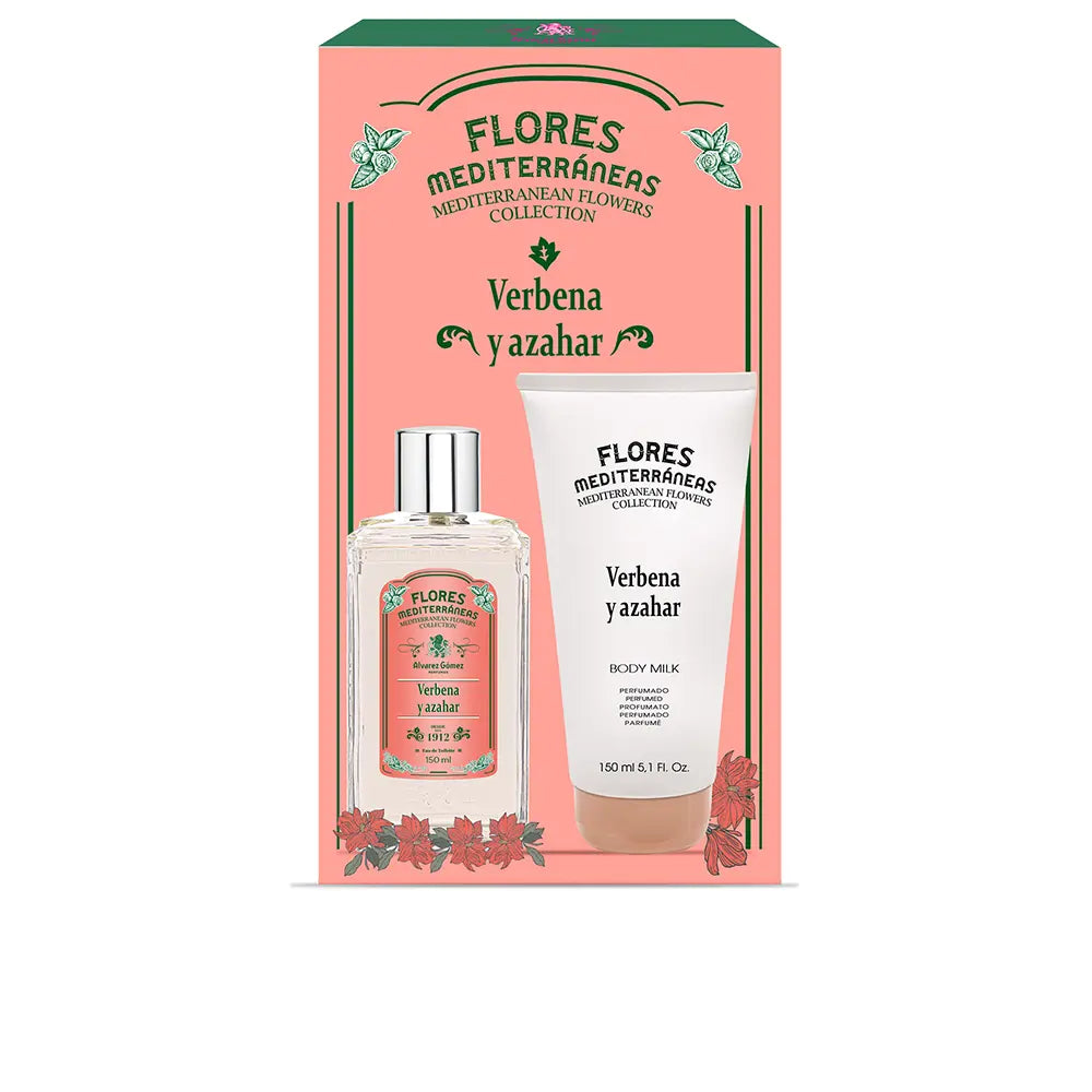 ALVAREZ GOMEZ-CAIXA DE FLORES MEDITERRÂNEAS VERBENA E FLORES DE LARANJEIRA 2 pcs.-DrShampoo - Perfumaria e Cosmética