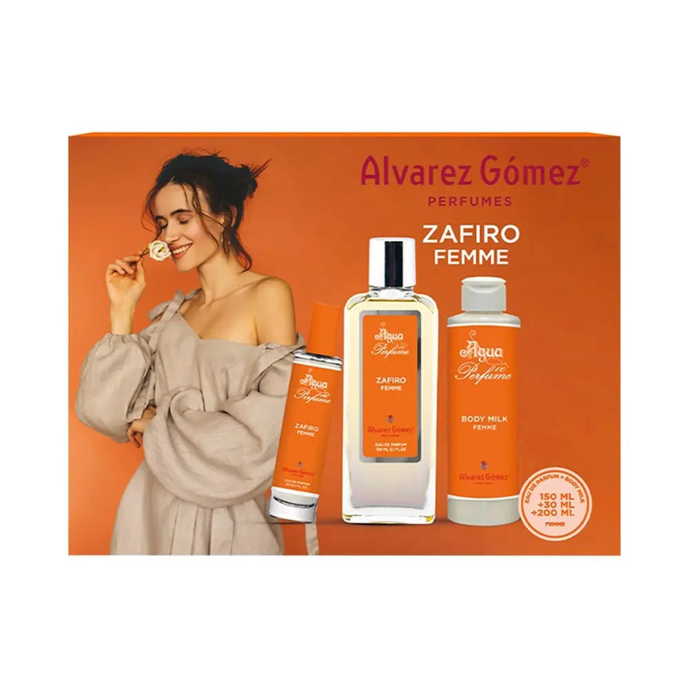 ALVAREZ GOMEZ-CAIXA SAPPHIRE FEMININA 3 pcs.-DrShampoo - Perfumaria e Cosmética