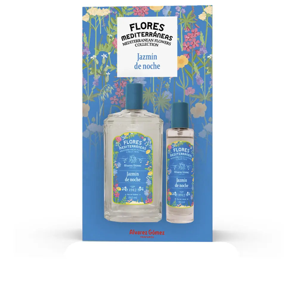 ALVAREZ GOMEZ-MEDITERRANEAN FLOWERS NIGHT JASMINE CONJUNTO DE 2 peças.-DrShampoo - Perfumaria e Cosmética