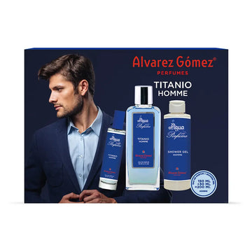 ALVAREZ GOMEZ-TITANIUM HOMME LOTE 2 pç.-DrShampoo - Perfumaria e Cosmética Image principale du produit