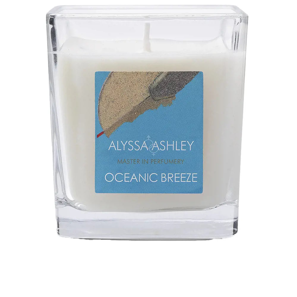 ALYSSA ASHLEY-Vela aromática BRISA OCEÂNICA 145 gr.-DrShampoo - Perfumaria e Cosmética