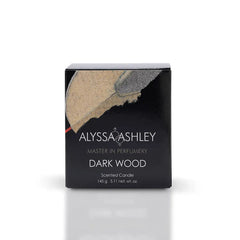 ALYSSA ASHLEY-Vela aromática de madeira escura 145 gr.-DrShampoo - Perfumaria e Cosmética