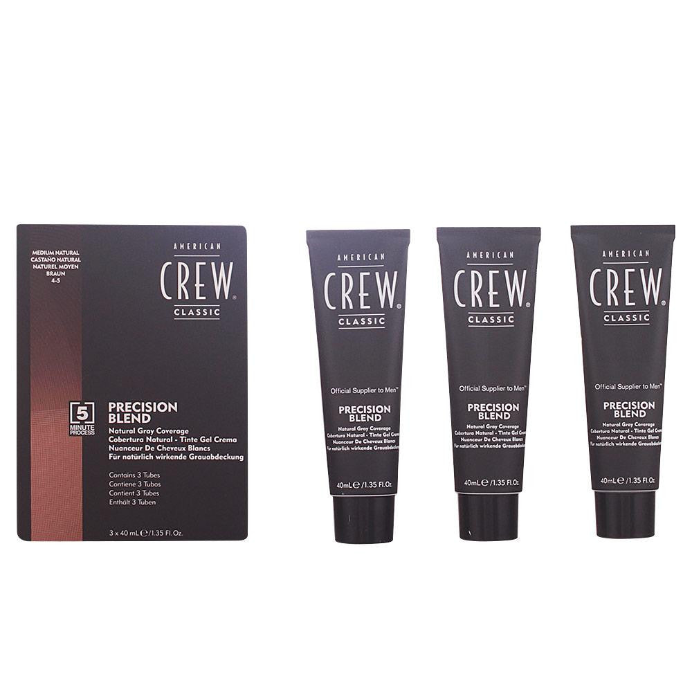 AMERICAN CREW-PRECISION BLEND set 4 5 medium natural-DrShampoo - Perfumaria e Cosmética