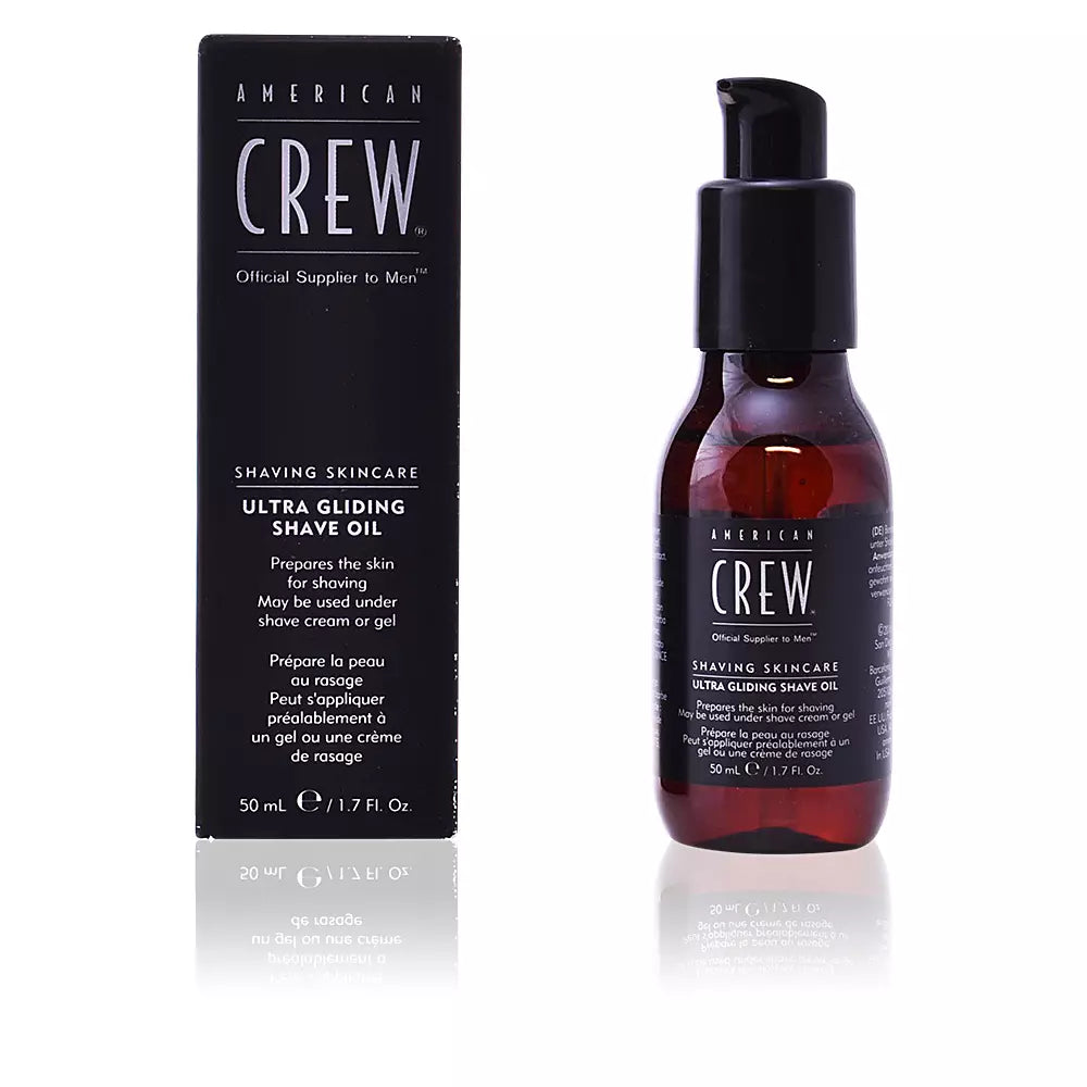 AMERICAN CREW-SHAVING SKIN CARE óleo de barbear ultra deslizante 50 ml-DrShampoo - Perfumaria e Cosmética