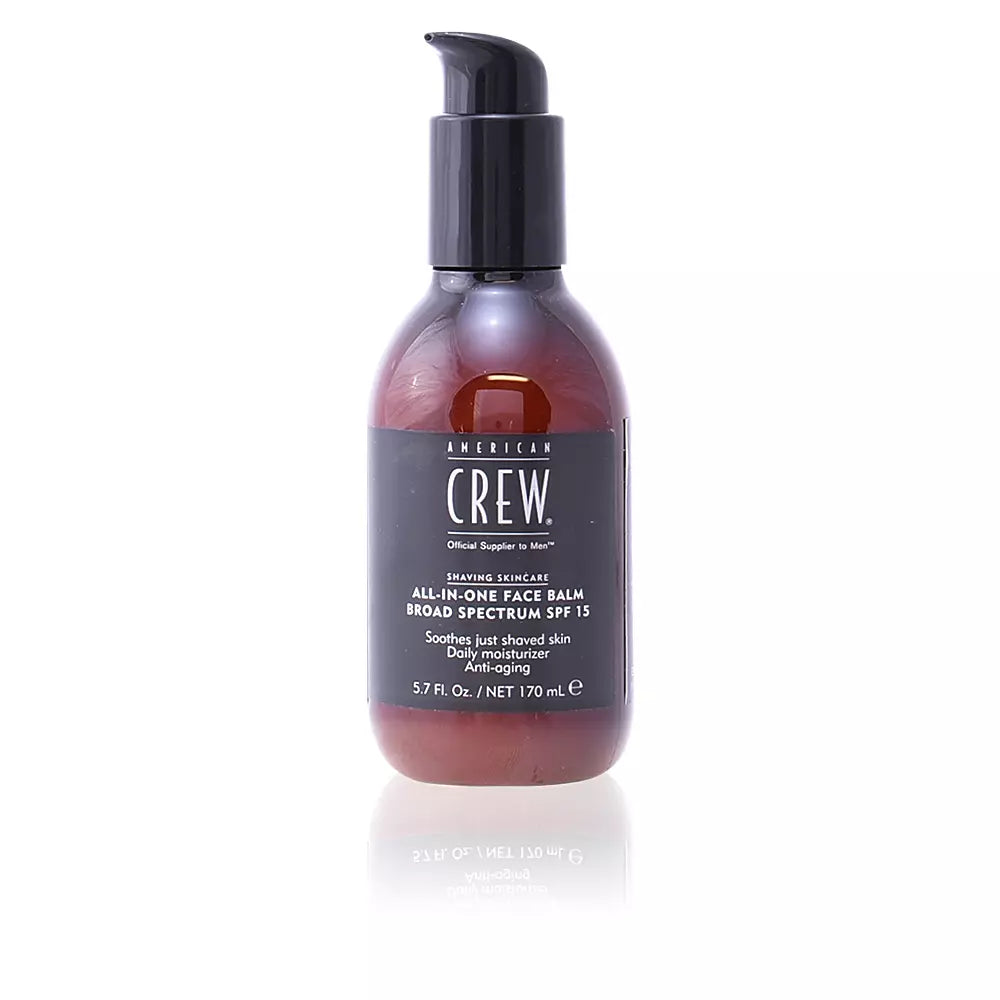 AMERICAN CREW-SHAVING SKINCARE bálsamo facial tudo-em-um SPF15 170 ml-DrShampoo - Perfumaria e Cosmética