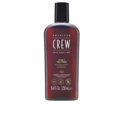 AMERICAN CREW-TEA TREE 3 in 1 shampoo, conditioner and body wash 250 ml-DrShampoo - Perfumaria e Cosmética
