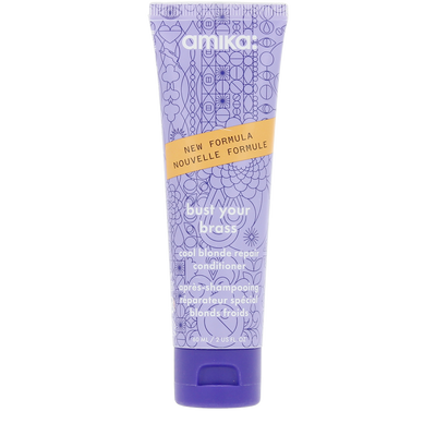 AMIKA-BUST YOUR BRASS condicionador reparador para cabelos loiros 60 ml-DrShampoo - Perfumaria e Cosmética