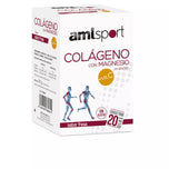 AMLSPORT-COLÁGENO COM MAGNÉSIO + VIT.C sabor morango 20 sticks-DrShampoo - Perfumaria e Cosmética