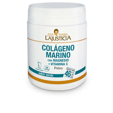 ANA MARÍA LAJUSTICIA-COLÁGENO MARINO COM MAGNÉSIO + VIT. C sabor melancia pó 350.-DrShampoo - Perfumaria e Cosmética Imagen principal del producto