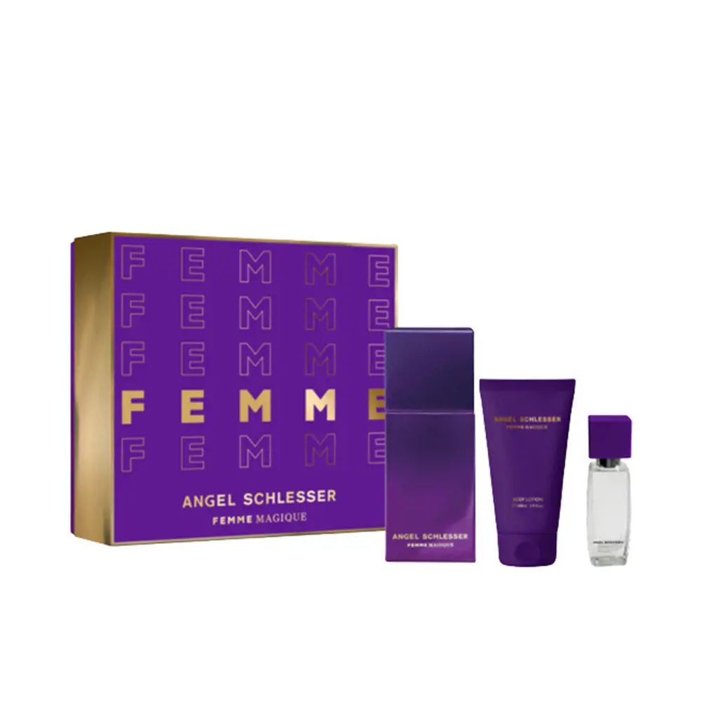 ANGEL SCHLESSER-FEMME MAGIQUE CONJUNTO 3 pcs.-DrShampoo - Perfumaria e Cosmética