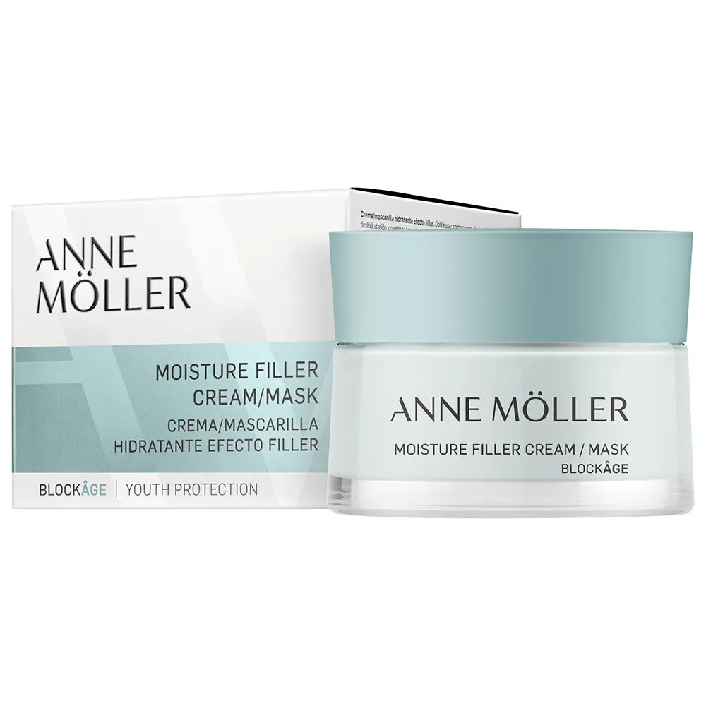ANNE MÖLLER-BLOCKÂGE creme hidratante máscara efeito preenchedor 50 ml-DrShampoo - Perfumaria e Cosmética