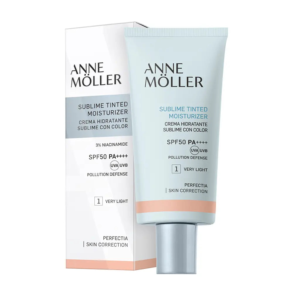 ANNE MÖLLER-Hidratante Sublime com Cor PERFECTIA FPS 50 #1 50ml-DrShampoo - Perfumaria e Cosmética