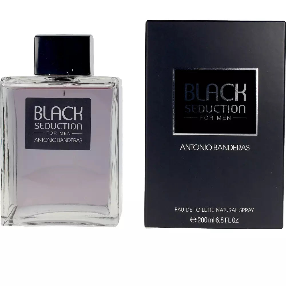 ANTONIO BANDERAS-BLACK SEDUCTION MAN edt spray 200 ml-DrShampoo - Perfumaria e Cosmética