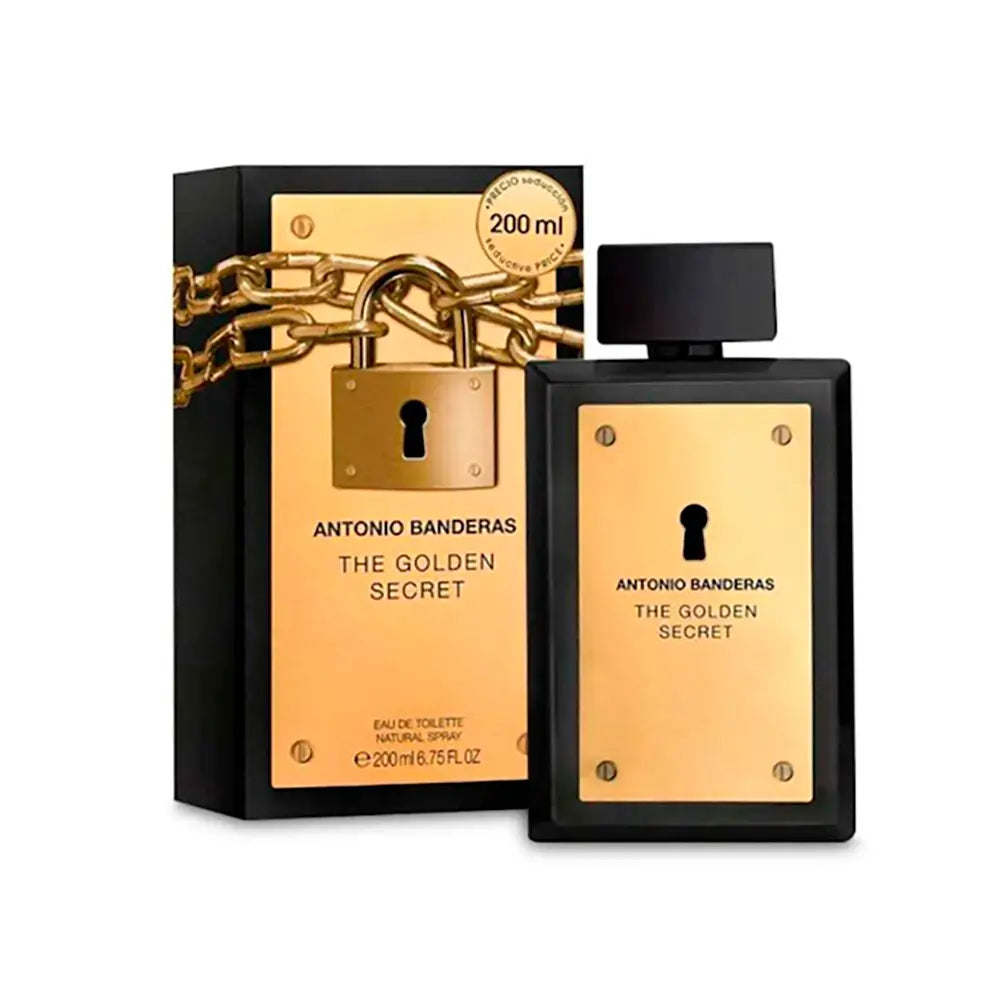 ANTONIO BANDERAS-O SEGREDO DOURADO edt vapo 200 ml-DrShampoo - Perfumaria e Cosmética