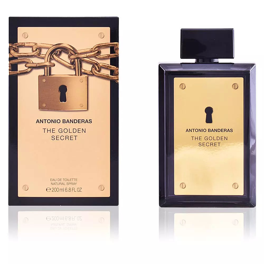 ANTONIO BANDERAS-THE GOLDEN SECRET spray de edição 200 ml-DrShampoo - Perfumaria e Cosmética