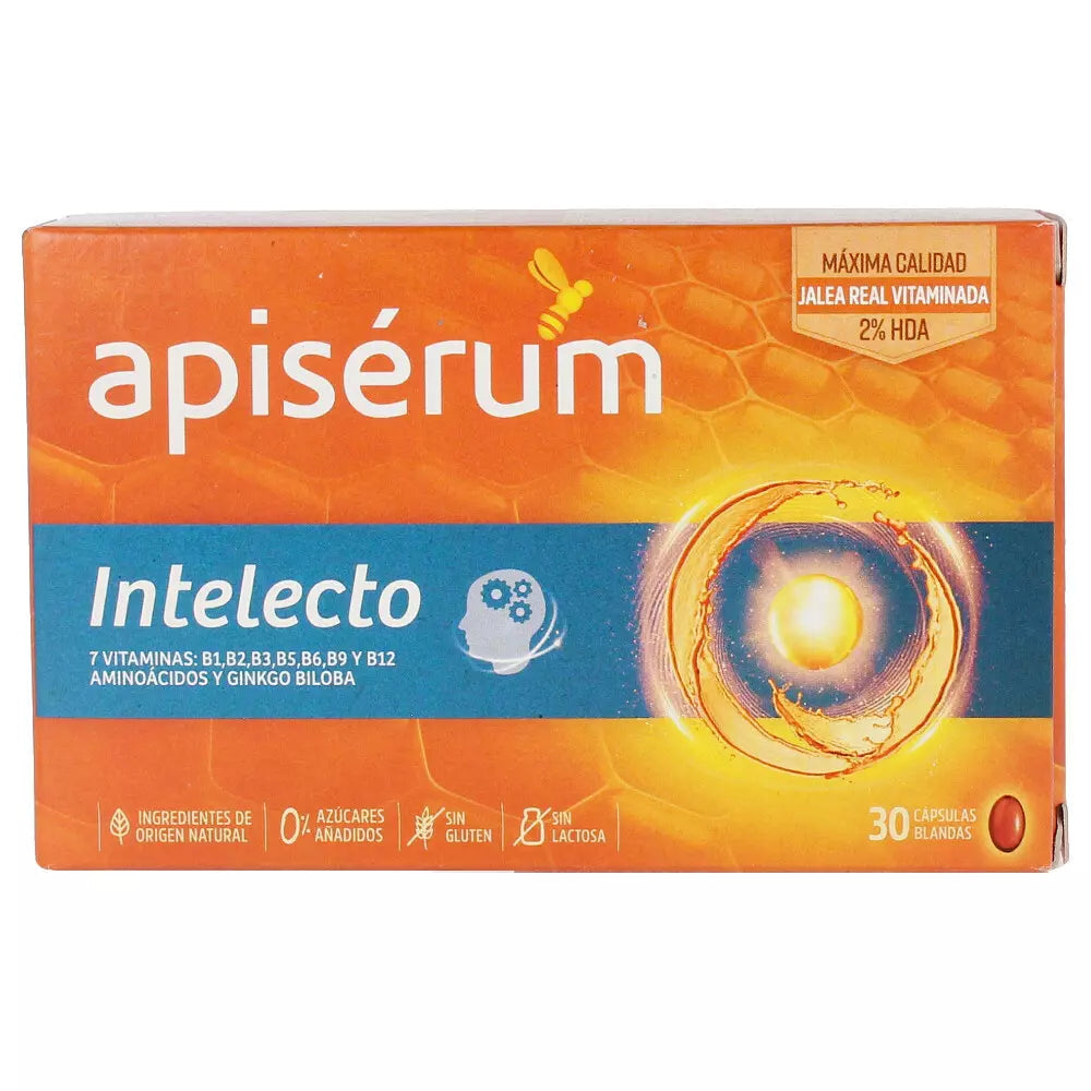 APISERUM-INTELLECT APISERUM 30 cápsulas-DrShampoo - Perfumaria e Cosmética