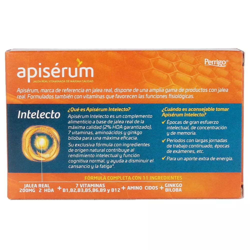 APISERUM-INTELLECT APISERUM 30 cápsulas-DrShampoo - Perfumaria e Cosmética
