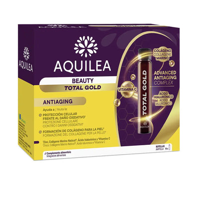 AQUILEA-Ampolas BEAUTY TOTAL GOLD 14 u-DrShampoo - Perfumaria e Cosmética