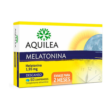 AQUILEA-MELATONINA 1,95mg comprimidos 60 u-DrShampoo - Perfumaria e Cosmética Imagem principal do produto