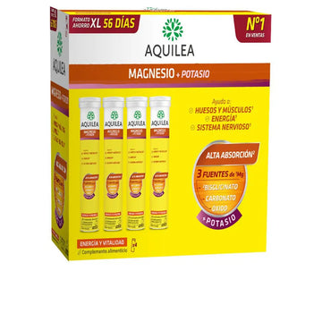 AQUILEA-Tabletes efervescentes de MAGNÉSIO+POTÁSSIO 56 u.-DrShampoo - Perfumaria e Cosmética Imagem principal do produto