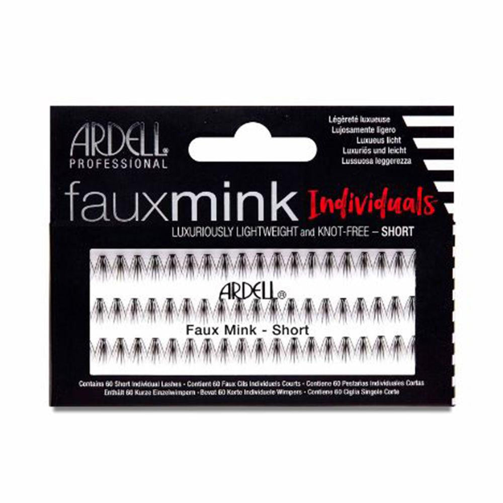 ARDELL-FAUX MINK pestanas individuales negras short 1 u-DrShampoo - Perfumaria e Cosmética