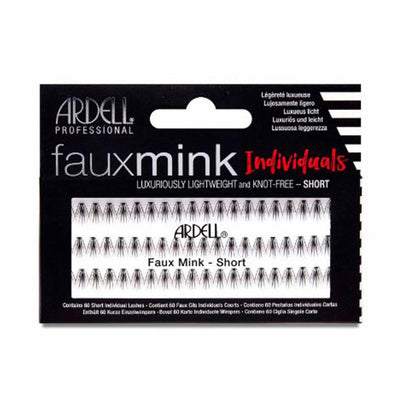ARDELL-FAUX MINK pestanas individuales negras short 1 u-DrShampoo - Perfumaria e Cosmética