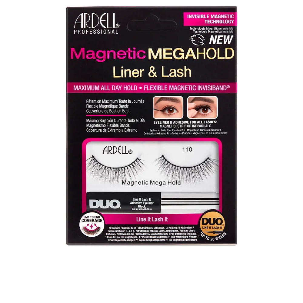 ARDELL-MAGNÉTICO MEGAHOLD LINER LASH 110 2 unidades-DrShampoo - Perfumaria e Cosmética