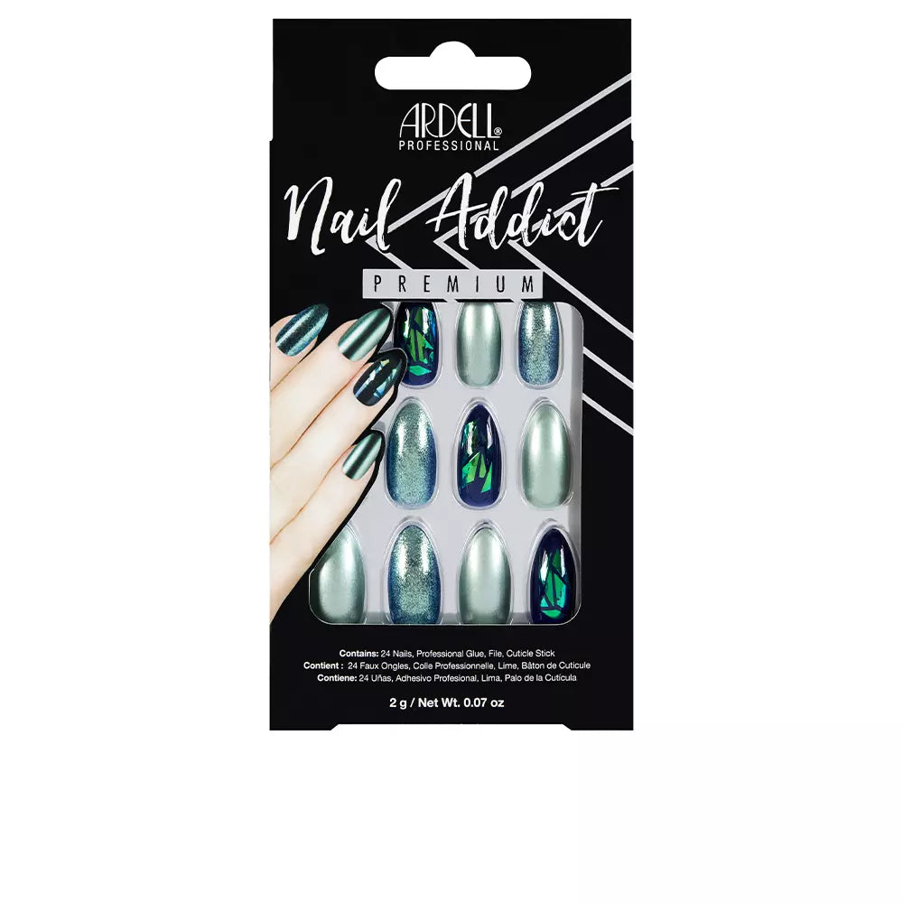 ARDELL-NAIL ADDICT verde brilhante cromado 1 unidade-DrShampoo - Perfumaria e Cosmética