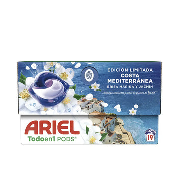 ARIEL-ARIEL PODS COSTA MEDITERRANEA detergente 19 cápsulas.-DrShampoo - Perfumaria e Cosmética Imagen principal del producto