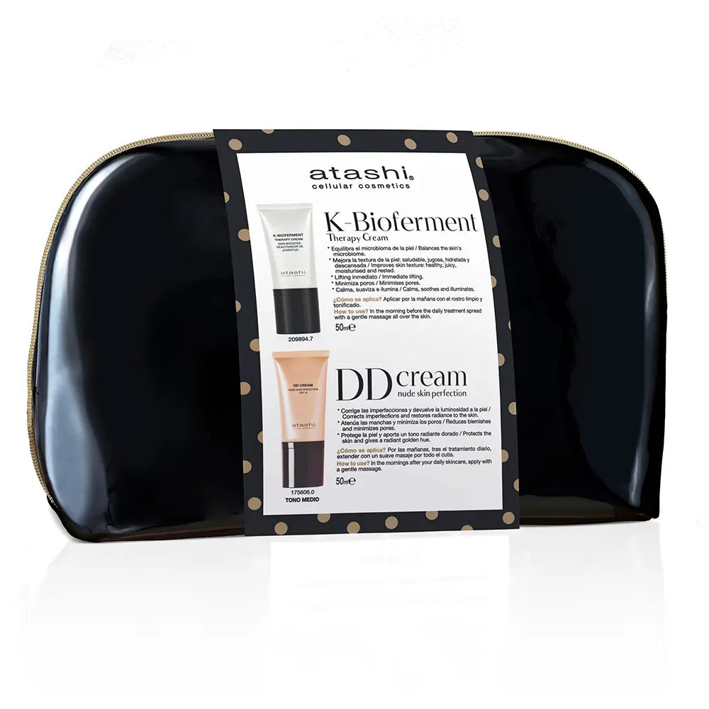 ATASHI-CASO DE EFEITO GLOW INSTANTÂNEO DD CREAM 3 peças-DrShampoo - Perfumaria e Cosmética