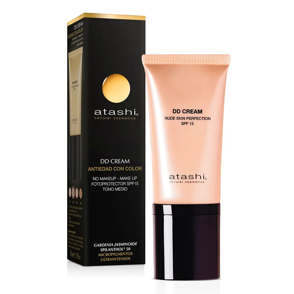 ATASHI-DD CREAM natural skin perfection FPS 15 #Médio 50 ml-DrShampoo - Perfumaria e Cosmética