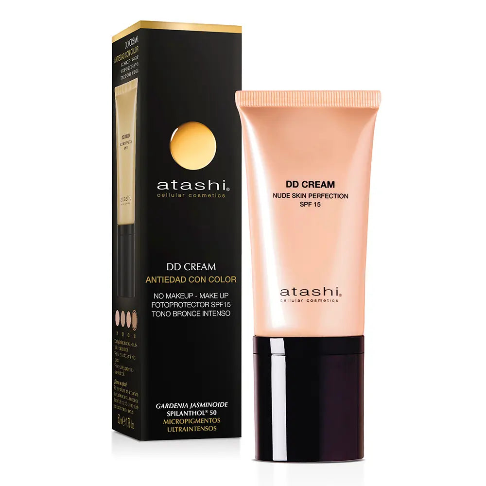 ATASHI-DD CREAM natural skin perfection FPS15 #Bronze Intenso 50 ml-DrShampoo - Perfumaria e Cosmética